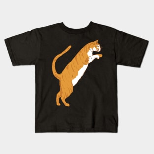 Orange Tabby Cat Kids T-Shirt